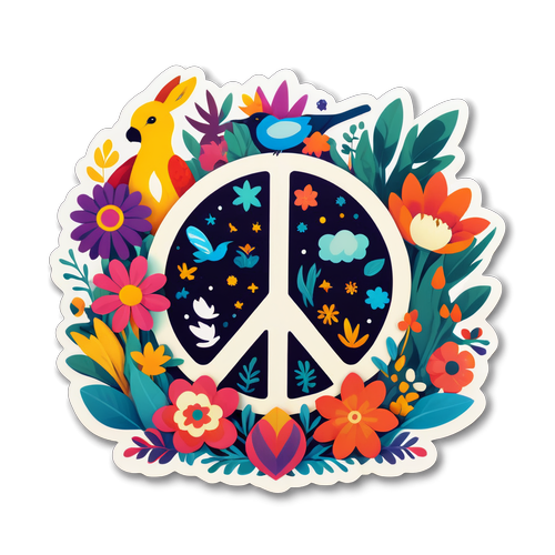 和平与爱插图