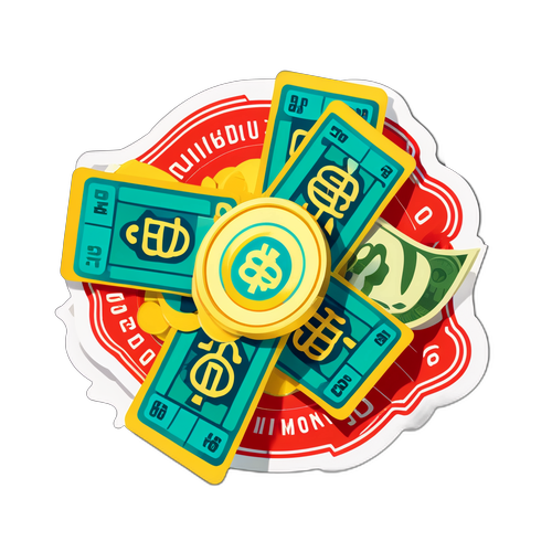 Design Criativo de Bilhete Vencedor da Quina 6870