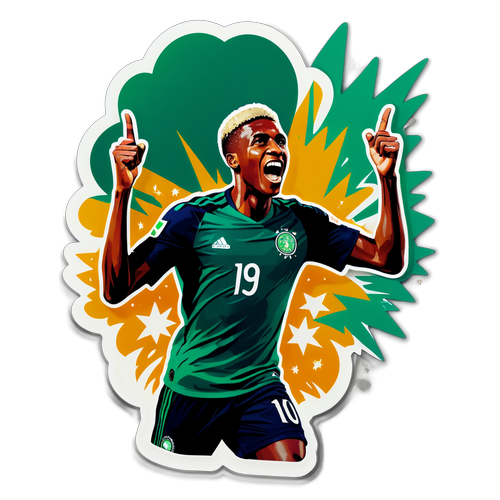 Adeguata celebrazione di Victor Osimhen