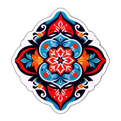 Стікери "Віткофф" з графікою, натхненною східними орнаментами