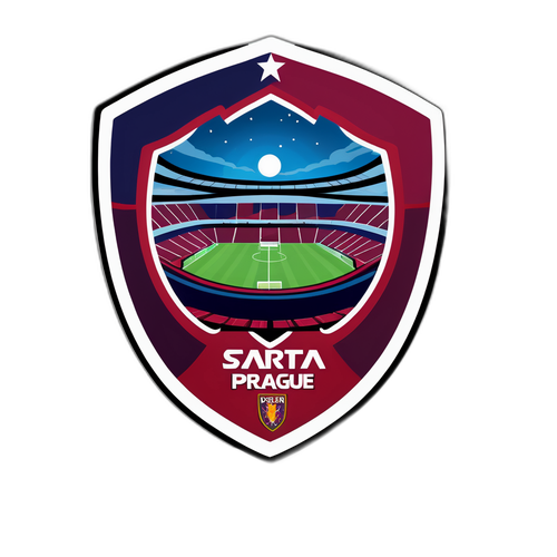 Sparta Prag'ın Ev Sahası Sanat Temalı Sticker