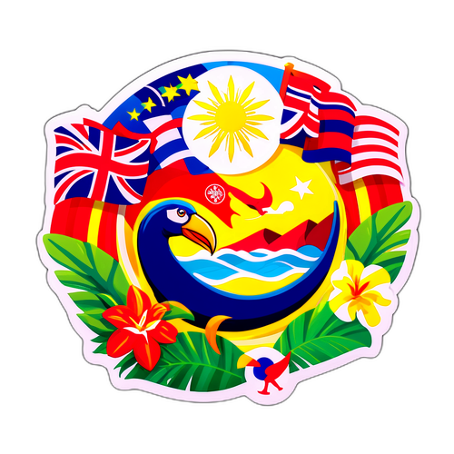 Tropikal na Sticker para sa SEA Games