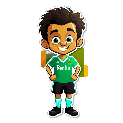 Sticker ya Billy akionyesha furaha