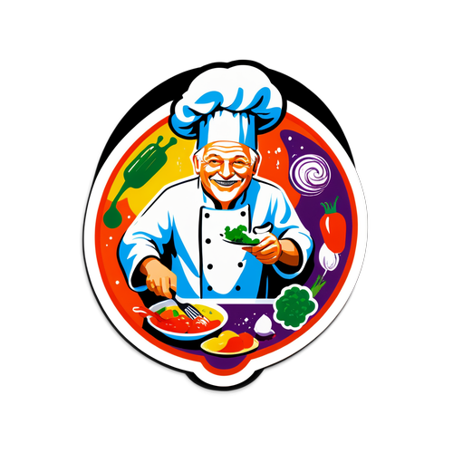 Culinaire Sticker van Pierre Gagnaire