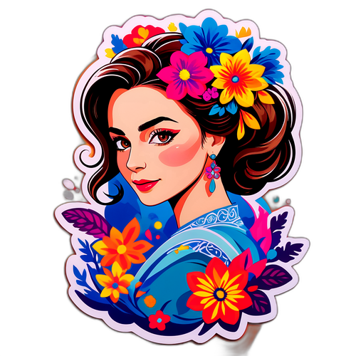 Sticker cu Silueta Simona Popescu