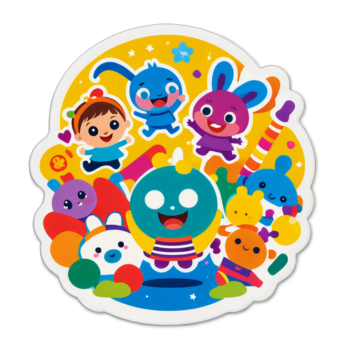 Whimsical Child Care Sticker