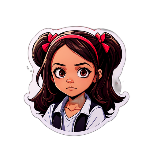 Ilustrace postavy v anime stylu