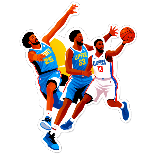 Eksena ng Basketball: Nuggets vs Clippers