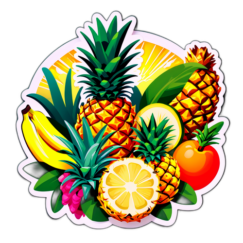 Sticker ng mga Sariwang Prutas