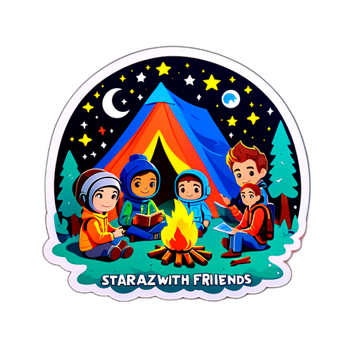 Pagmamasid ng mga Bituin kasama ang mga Kaibigan