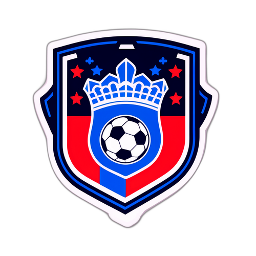 Stiker Abstrak Sepak Bola