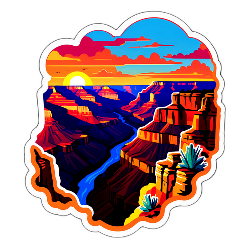 Grand Canyon ved solnedgang