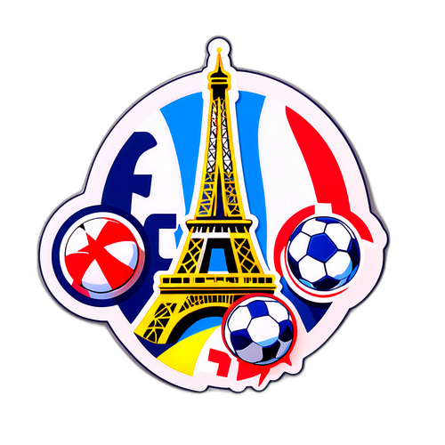 Emblematiskt klistermärke av Ligue 1