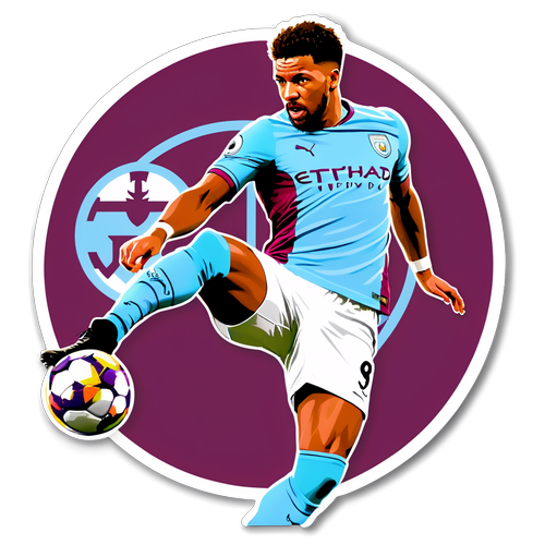 Perlawanan Aston Villa dan Man City dengan Logo Ikonik