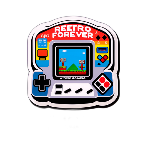 Retro Spelande För Evigt