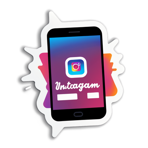 Ilustración de la caída de Instagram