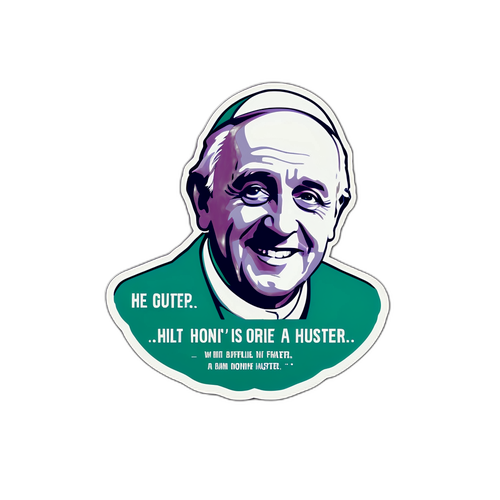 Sticker Minimaliste de Francis Huster