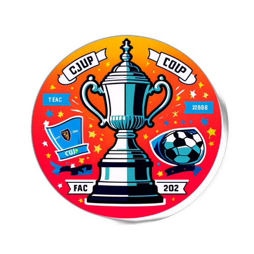 Biểu tượng Cúp FA đầy màu sắc