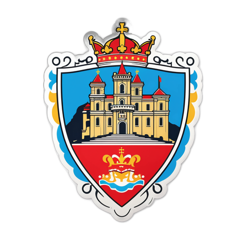 Diseño del escudo de armas de Mónaco