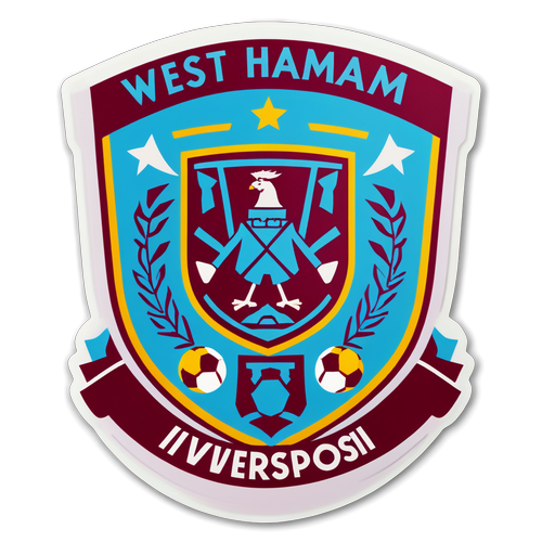 Diseño de Sticker para Celebrar la Victoria del West Ham sobre el Liverpool