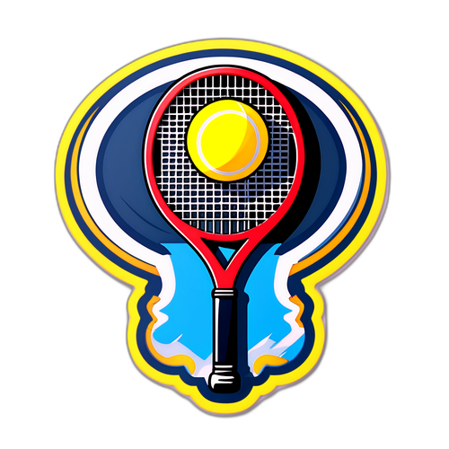 Reka Bentuk Raket Tenis dan Bola Jannik Sinner