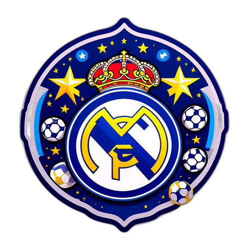 Real Madrid Crest Sticker