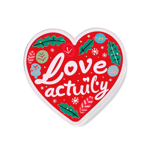 Herz mit der Aufschrift "Love Actually"