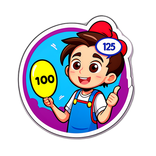 로또 당첨 소원을 비는 캐릭터 스티커