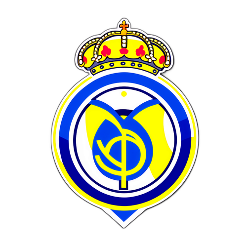 Jubilæums-klistermærke for Villarreal - Real Madrid