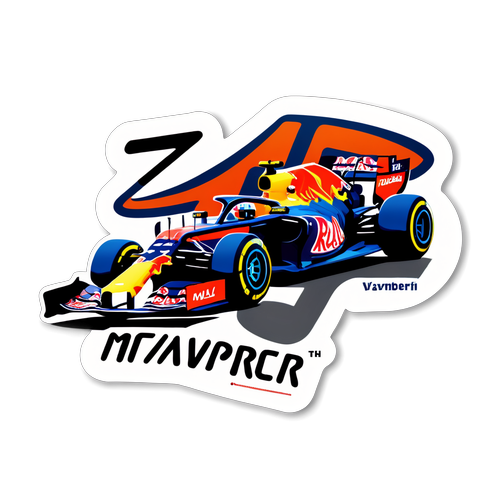 Schokkende Max Verstappen Stickers: De Formule 1 Regresseert naar Zijn Glorie!