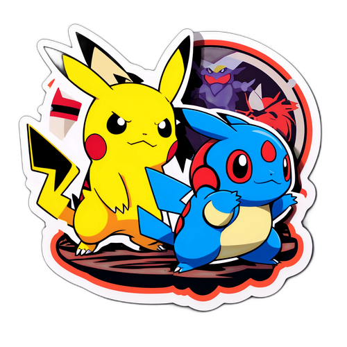 Autocollant Pokémon avec Pokédex