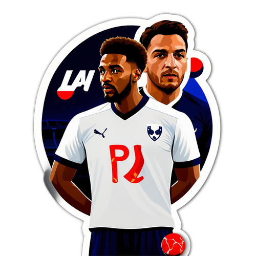 Adesiv cu echipa Tottenham și jucători faimoși