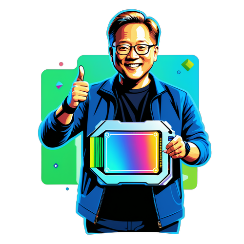 Jensen Huang Stråler Med Invention: Oplev Den Nyeste GPU-Revolution i AI og Gaming!