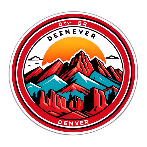 Denver városi embléma matrica