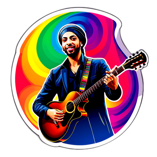 עידן רייכל עם גיטרה