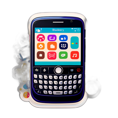 Historystyczny naklejka telefonu Blackberry