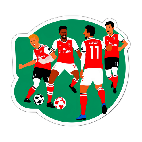 Stiker Pertandingan Arsenal vs Oud-Heverlee Leuven