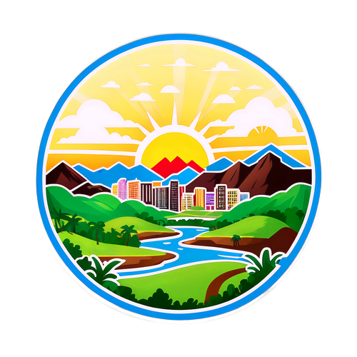 展示委内瑞拉和平发展的插图