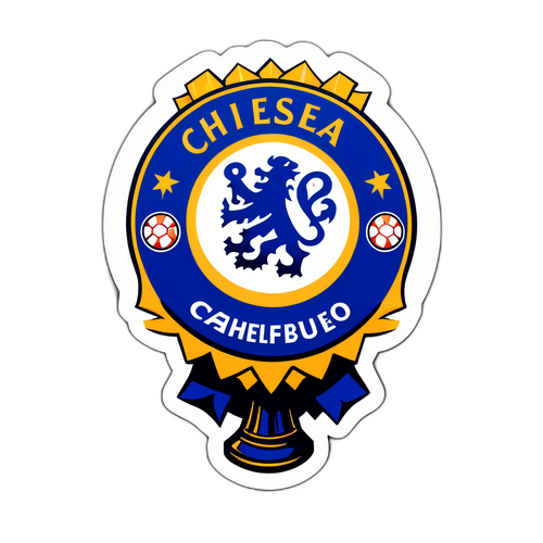 สติ๊กเกอร์เชลซีที่แสดงถึงความสำเร็จของทีม