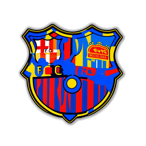 FC Barcelona Dynamisk Sticker