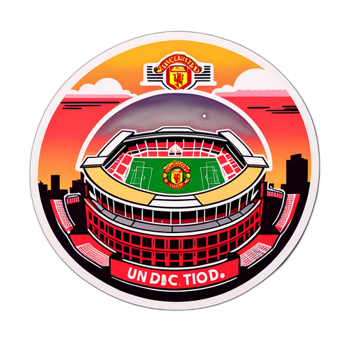 Old Trafford ved solnedgang