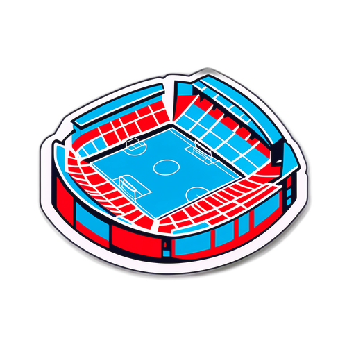 足球賽事精彩瞬間貼紙