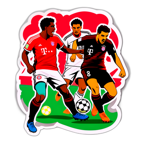 Sticker ya Mchezo wa Flamengo vs Bayern