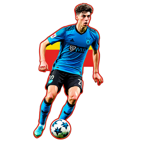 Sticker Kai Havertz dalam Aksi