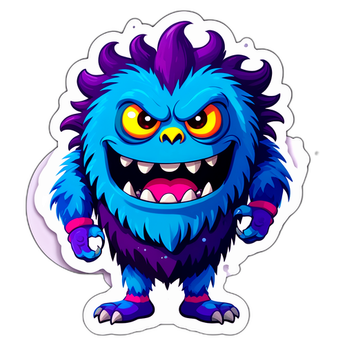 아스토리아 스토리의 장난꾸러기 괴물 캐릭터 스티커