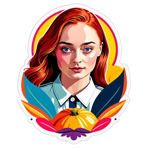 Fenomenální Still Life: Sophie Turner v Colorovém Ráji, Který Vás Okouzlí!