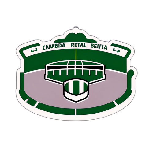 Lively Stadion Betis med Entusiastiske Fans