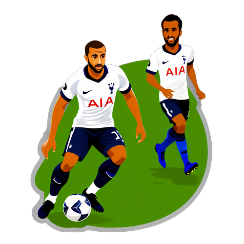 Ilustração de Lucas Moura em Ação