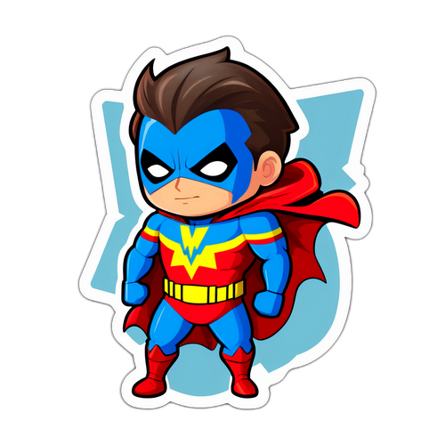 Sticker cu Mastantuono - Supererou