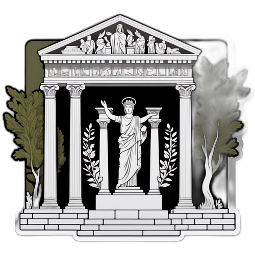 Rappresentazione artistica dell'Ara Pacis